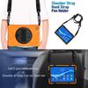 For Lenovo Tab M10 HD 2nd Gen TB-X306X Shockproof Colorful Silicone + PC Protective Case with Holder & Hand Grip Strap & Shoulder Strap
