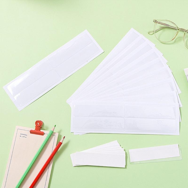 Clear Adhesive Label Pockets With Strong Stick Backing Label Bags For Home And Office Use Sticker Pockets