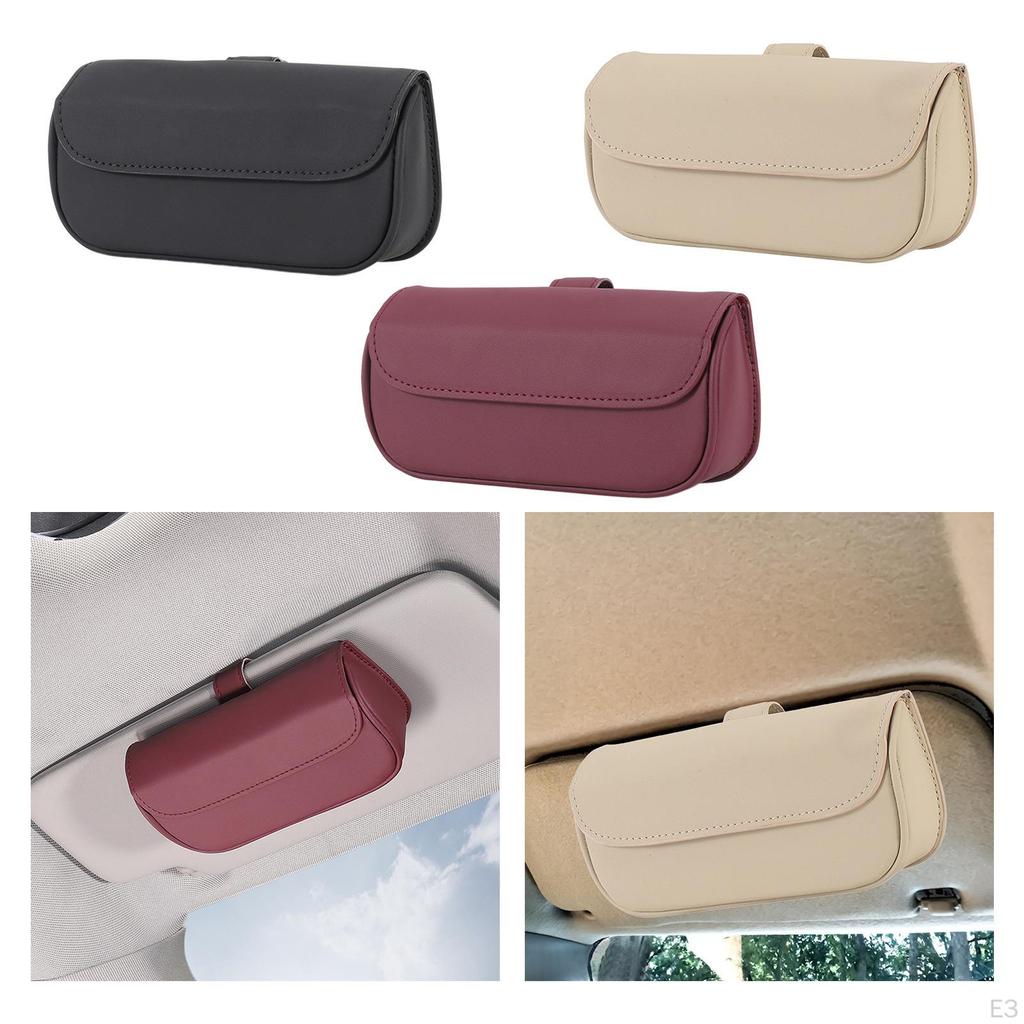 Car Sun Visor Glasses Clip Holder Eyeglasses Organizer Accessory Universal