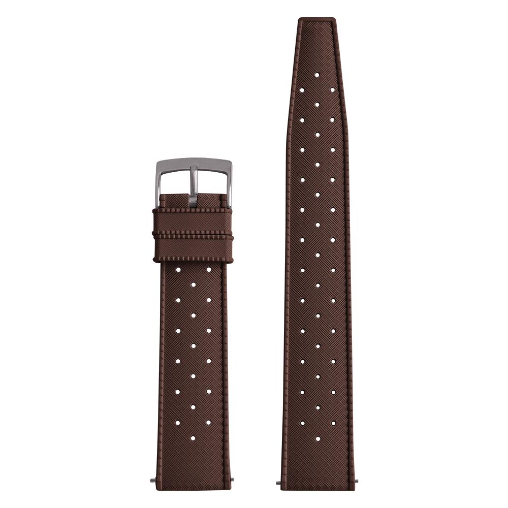 Tropical FKM Rubber Strap Quick Release Watch Band 18m-19m-20mm-21mm-22mm-23m-24mm Rubber Tropical Strap For Oris Seiko Citizen