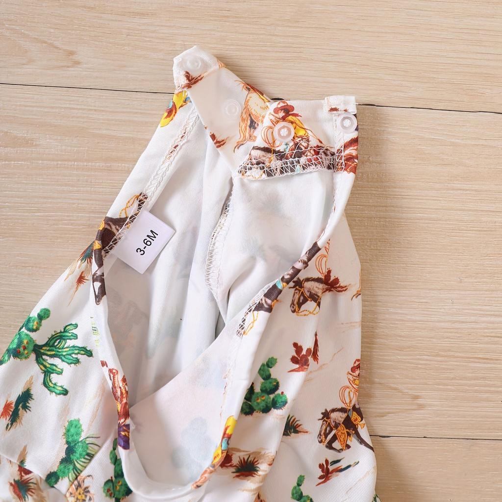 Macacão de Bebê Recém-Nascido Estampa Cavalo Andando Roupa Macacão de Manga Comprida Roupas Macacão de Manga Comprida para Criança Pequena (0-24M)