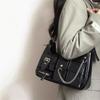 Harajuku Leather Handbag Y2K Underarm Shoulder Bag Casual PU Crossbody Bag  Outdoor