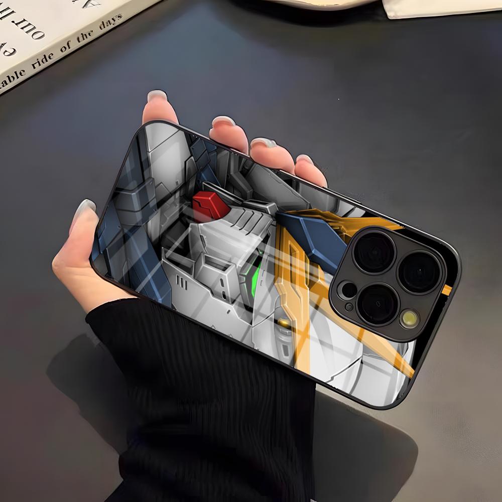 Anime Cool G-GUNDAM Phone Case For IPhone 17 Pro Max 16 15 14 Pro Max 13 11 X Xs Xr 8 7Plus Glass Cover