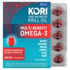 Kori, ren antarktisk krillolja, multipotent omega-3, 600mg, 28 mjukiskapslar