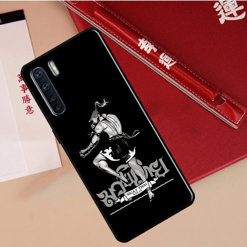 Muay Thai Martial Art Case For Oppo A40 A78 A54 A74 A94 A17 A57 A77 A76 A16 A96 A18 A60 A80 A38 A58 A98 A15 A5 Pro
