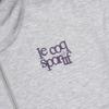Le Coq Sportif Women Mellow Loose Fit Hooded Zip Up Grey Qp422ofto3