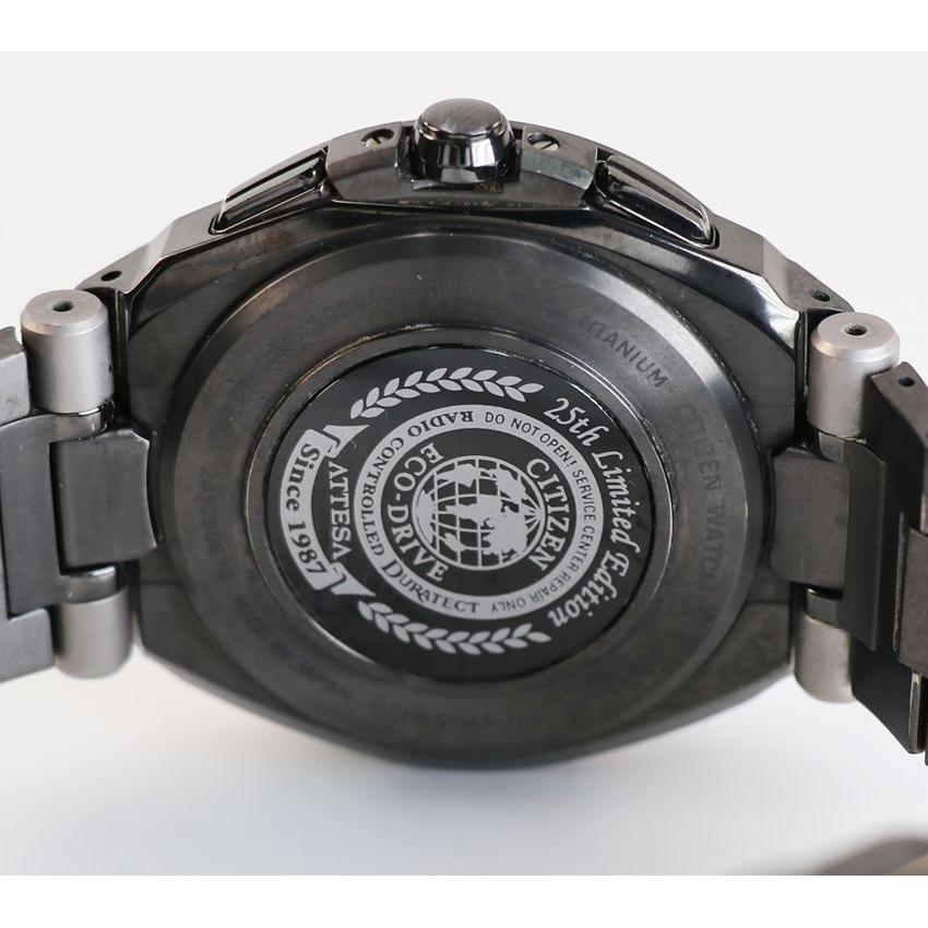 Used Good Condition Citizen Atessa 25th Anniversary BY0044-69E Rare Radio Solar