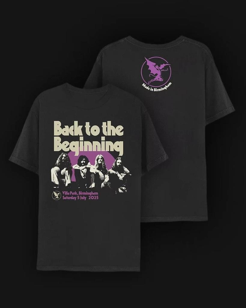 2026 Black Sabbath and Ozzy Osbourne Back To The Beginning Merch Event Tee with Lineup Men Women T-Shirt Ins Y2k New Brand New Style
