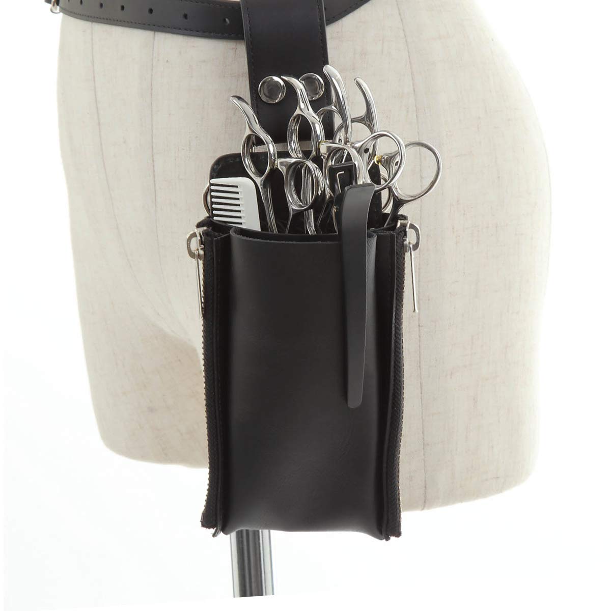 

grico SHINGO KUZUNO Original collaboration black zipper Ezaki domestic scissor case professional trimmer [ × ] case, model, Yoshitaka, Glico, DEEDS,