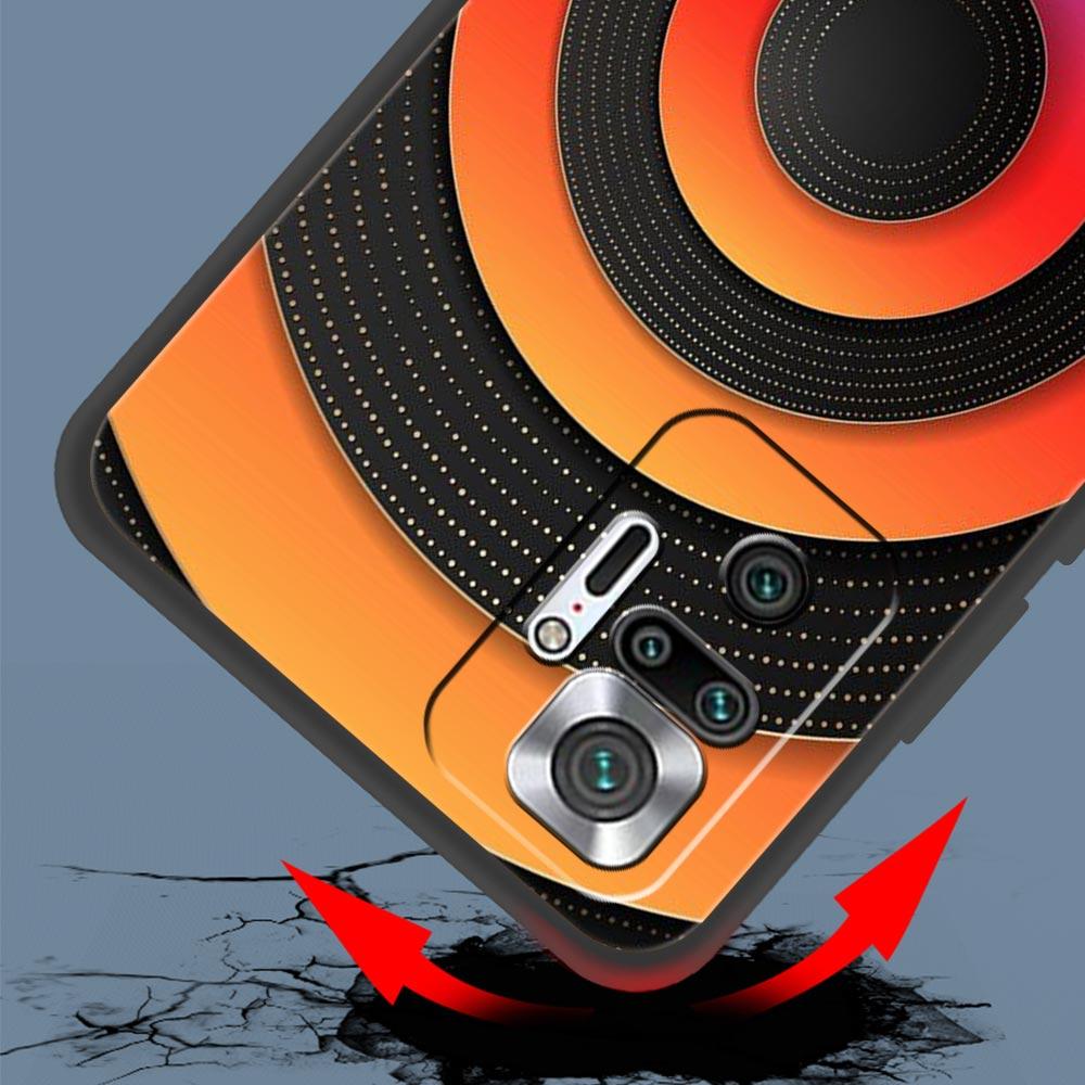 Retro Circular Totem Design Phone Case Cover for Redmi 14C 10C Note 15 14 13 12 10 11 K40 Pro Plus 5G Soft TPU Shockproof Fundas