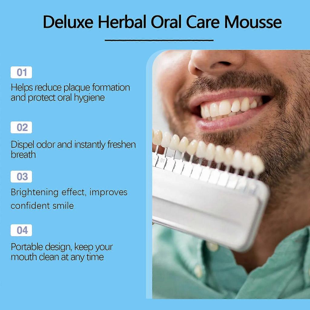 Limited time!!Oralhoe Oral Whitening Dental Mousse Cleans Teeth, Whitens Care, Freshens Breath Foam Dental Mousse