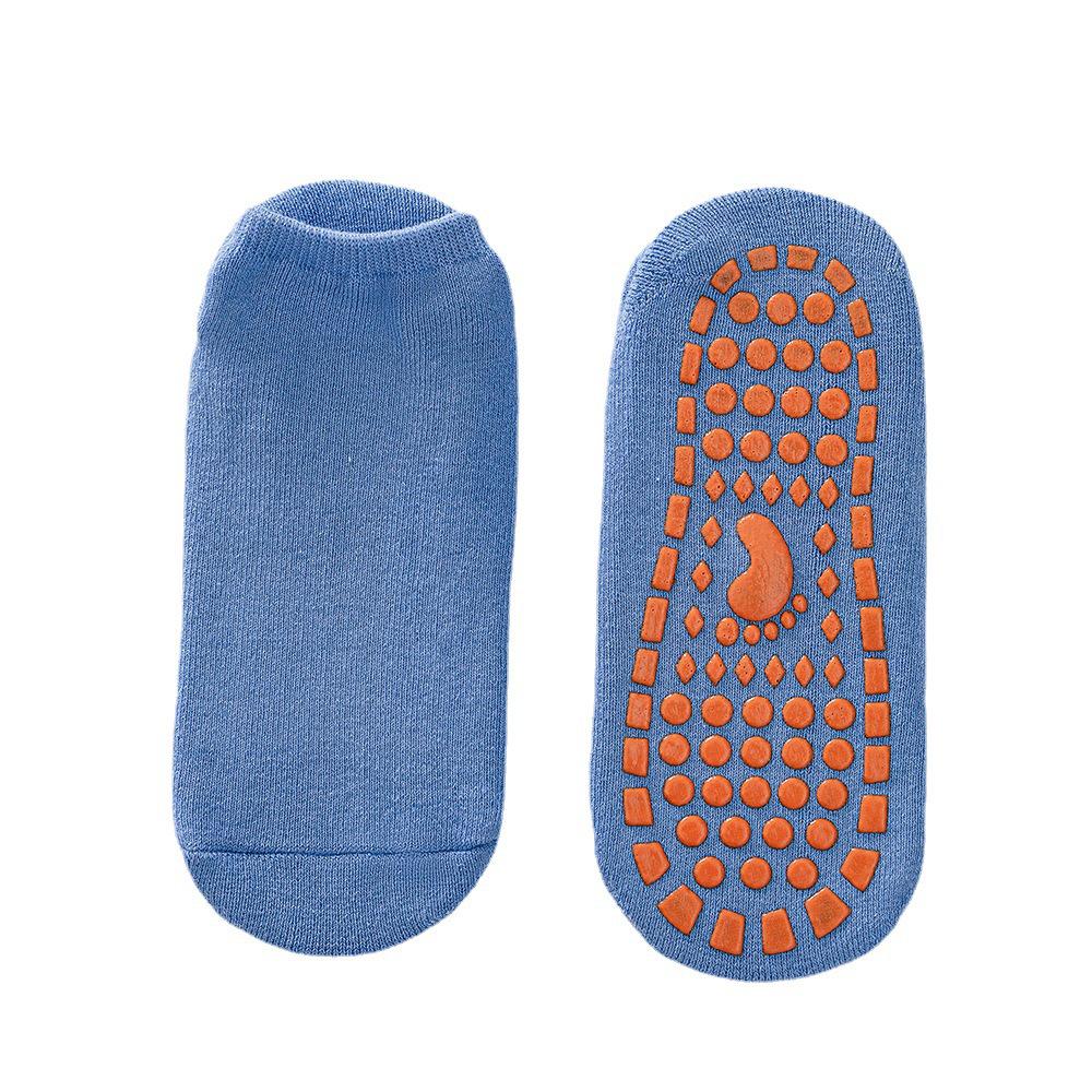 Anti-Slip Trampoline Socks for Parents & Kids - Short, Pure Color, Gray & Pink