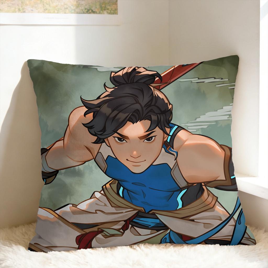 O-OverwatchES Pillow Case Square Pillow Cover Cute Funny Cushion Cover For Sofa Couch Bed Living Room