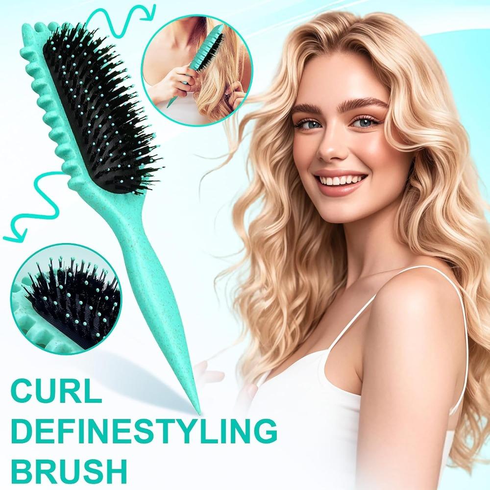 Spazzola Candy,Spazzola per Capelli Ricci,Spazzola per Definire i Ricci,Per Modellare e Definire i Ricci per Capelli da Donna,Spazzola per Pettinare e Modellare