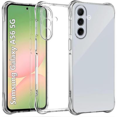 Four Corners Transparent Case For Samsung Galaxy A56 5G S25 Ultra S24 S23 A55 A36 A35 A16 A15 Clear Military Grade Protection Phone Cover Accessories