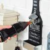Productos Limpios Abrebotellas Colgante de Madera Vintage Quita Tapas Decoración Placa de Pared para Restaurante