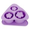 Ice Cube Tray Large Capacity Food Grade Silicone Hollow Cylinder Ice Cube Maker with Lid for 20 30