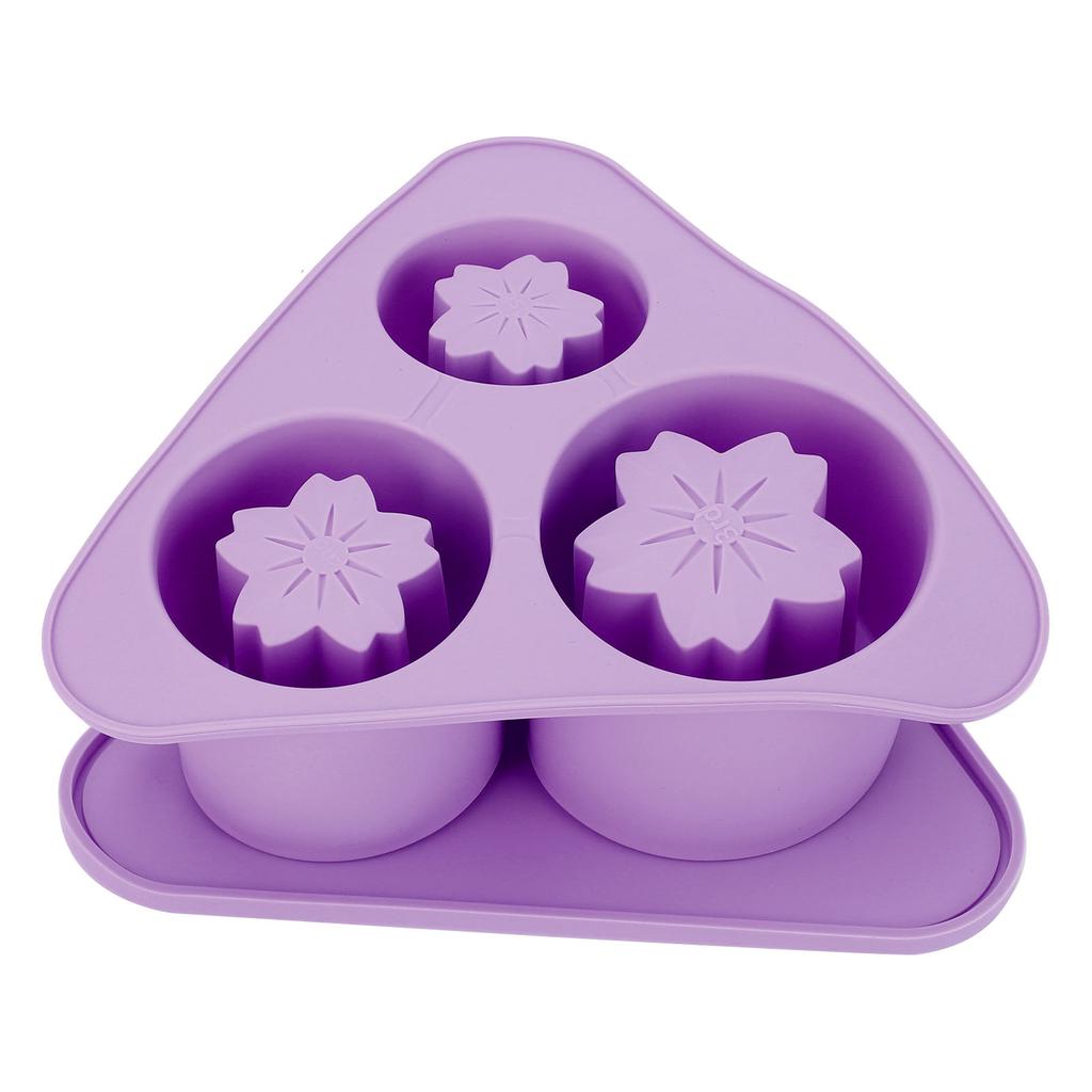 Ice Cube Tray Large Capacity Food Grade Silicone Hollow Cylinder Ice Cube Maker with Lid for 20 30
