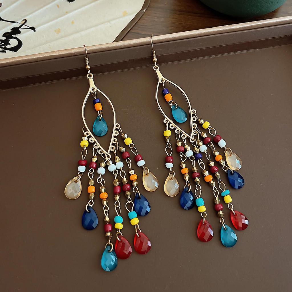 Dopamine Flower Ear Hooks: Holiday-Style, No Piercing, Cute Seaside Earrings for Women