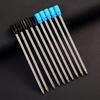 10pcs 7cm 0.5mm Ink  refill Metal Roller Ballpoint Pen Refill Medium Nib Blue Black Color Ink Ball Pens Refill for School Office Writing Stationery