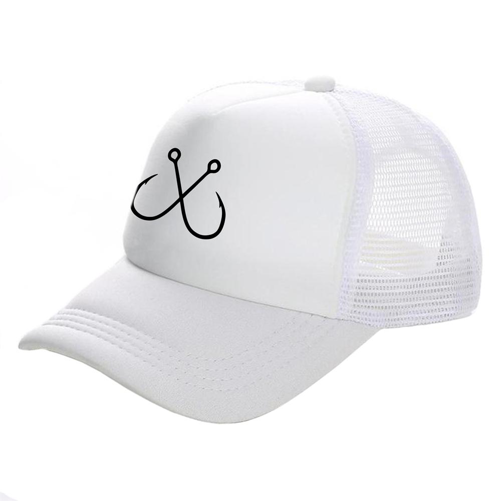 Fish Fishing Trucker Cap Fish Hunt Cap for Fisher Hook Baseball Cap Pike Fish Cool Summer Mesh Hats MZ