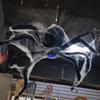 Halloween Animierte Schwebende Riesenspinne Geräuschaktivierte Bewegung Leuchtende Augen Animatronic
