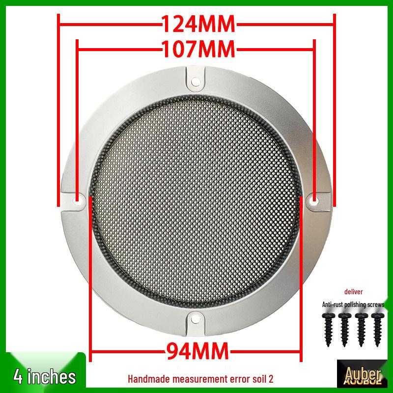 Metal Mesh Speaker Grille Dust Cover for Car Speakers (2" to 10")