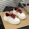 2025 New Children's Little White Shoes Girls' Students Comfortable Sports Board Shoes Boys' Versatile Lightweight Casual Shoes Tide