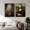 Set of Two Posters Mona Lisa Portrait