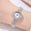 Retro Small Gold Spike Women'S Watch Versatile Fritillary Diamond-Encrusted Small Plate Quartz Waterproof Watch