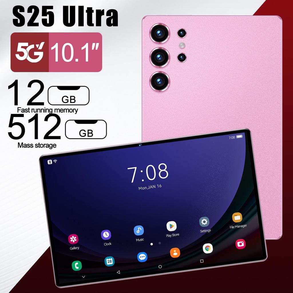 S25 Ultra 5G Tablet with SIM Slot, Google Play Store, Video Call & Photography Support