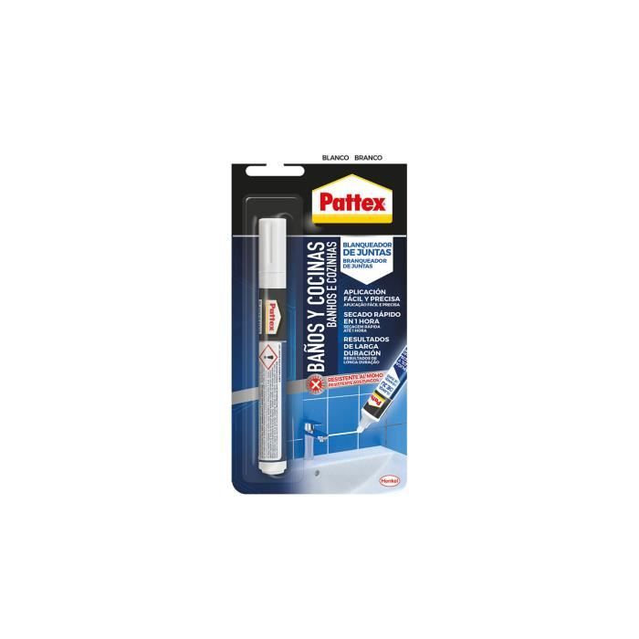 Joints De Blanchiment - PATTEX - 2852405 - 7ml - Blanc - Facile Et Rapide À Utiliser