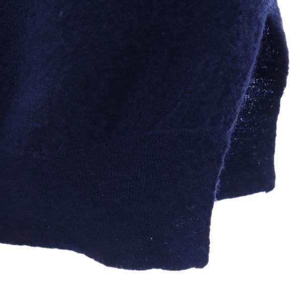 Mizuiro ind lână Fără mâneci tricot piesă unică Albastru marin Femei Folosit