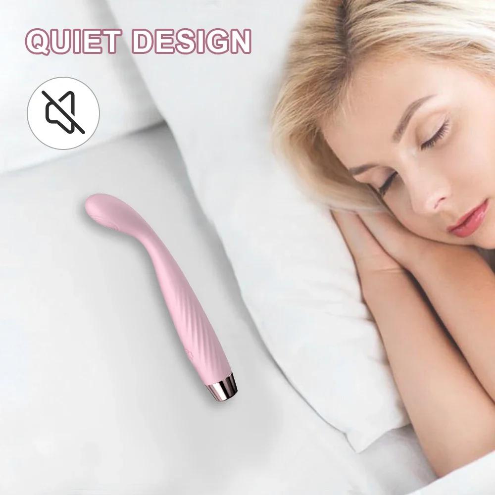 Powerful G-Spot Vibrator Female for Beginner Soft Nipple Clitoris Stimulator Massager Fast Orgasm Adult Goods Sex Toys for Women