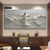 Printing Large Christ Calming Storm Sea Canvas Art Print  Frameless, Ideal For Living Room, Home Office Perfect For Christmas Gifts, Religious Decor