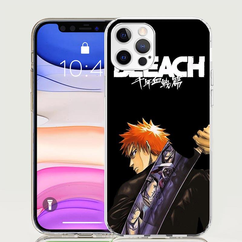 Kurosaki Ichigo Bleach Phone Case For iPhone 17 Air 16 15 Plus 11 14 Pro Max 13 Mini 12 7 8 + SE Pattern Art Customized Cover 17