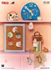 POPMART 2025  Genuine PomPom Party Series Mokoko Vinyl  Decorative Hanging Card Trendy  Surprise Xmas Gift