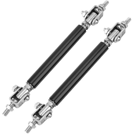 

Aramox Car Bumper Protector, 2Pcs 75mm Universal Car Front Rear Bumper Protector Lip Rod Splitter Strut Tie Support (Black) чорний