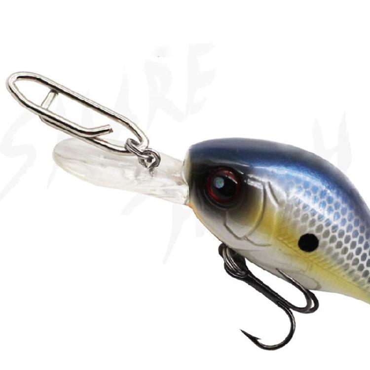 100Pcs Quickly Change Fishing Snapping Clip Hook Snapping Pin Fishing Snapping Swivels Easy Snapping Fishing Hook