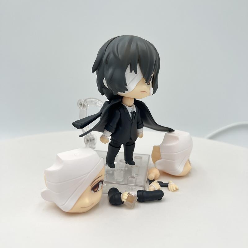 4 stiler 1748 Bungo Stray Dogs Osamu Dazai Dark Era Anime Figur 1191 Ryunosuke Akutagawa Action Figur Voksen samlebar modell Doll Toy