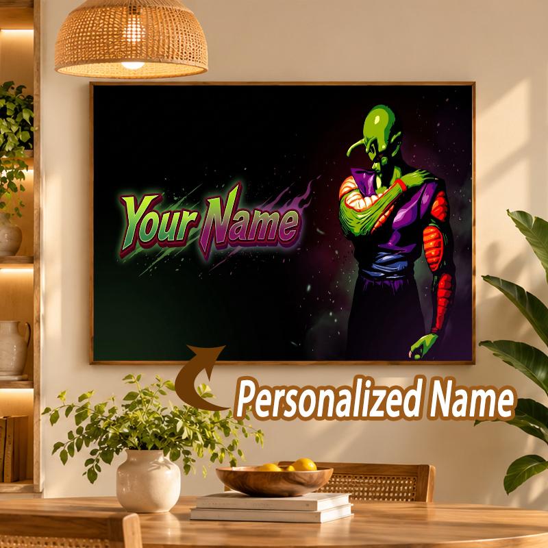 Piccolo Custom Name Diamond Painting Personalized 5D Full Drill DIY Diamond Art Home Decor