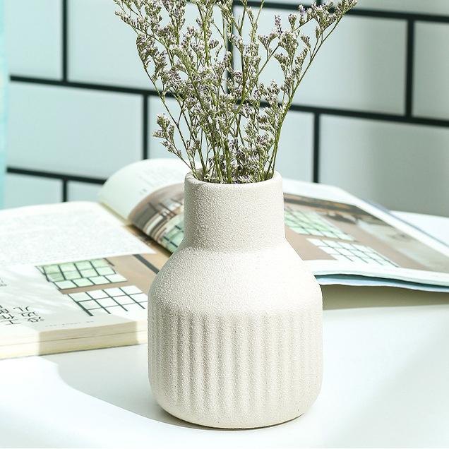 Einfache bunte Vase Keramik Hydrokulturvase Kunst Blumenarrangement Kreative Heimdekoration Desktop-Ornamente Pflanztopf