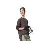 Li-Ning Einfarbig Rundhals Bequemer Pullover Langarm Strickpullover Damenpullover Anthrazit-Braun AWDU110-2