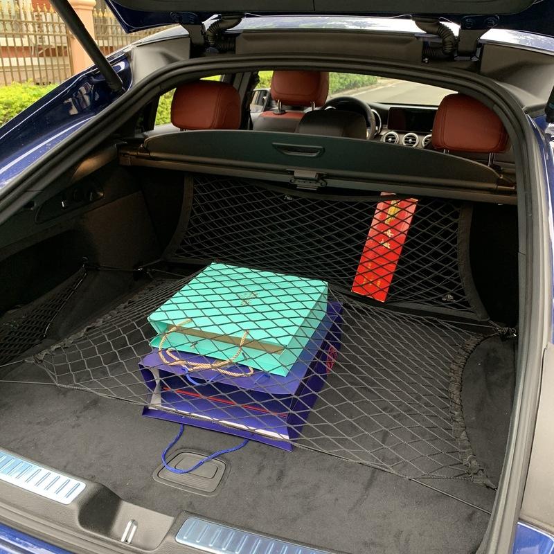 Car Rear Cargo Trunk Storage Organizer Net For Hyundai SantaFe Veracruz Mistra Tucson Veloster Rohens AZERA  Avante IONIQ