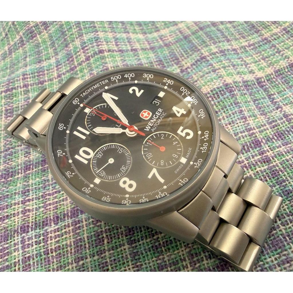 Used WENGER Wenger chronograph automatic winding
