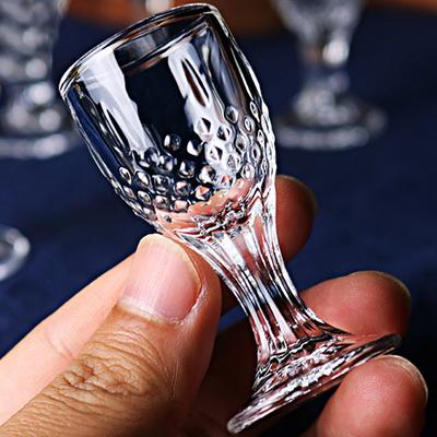 Sada sklenic na víno 6 kusů Sklenice na lihoviny Luxusní sady Diamantová malba Koktejlová sklenice na pití Sklo Nádobí Průhledná Domácí Sklenička na panáky