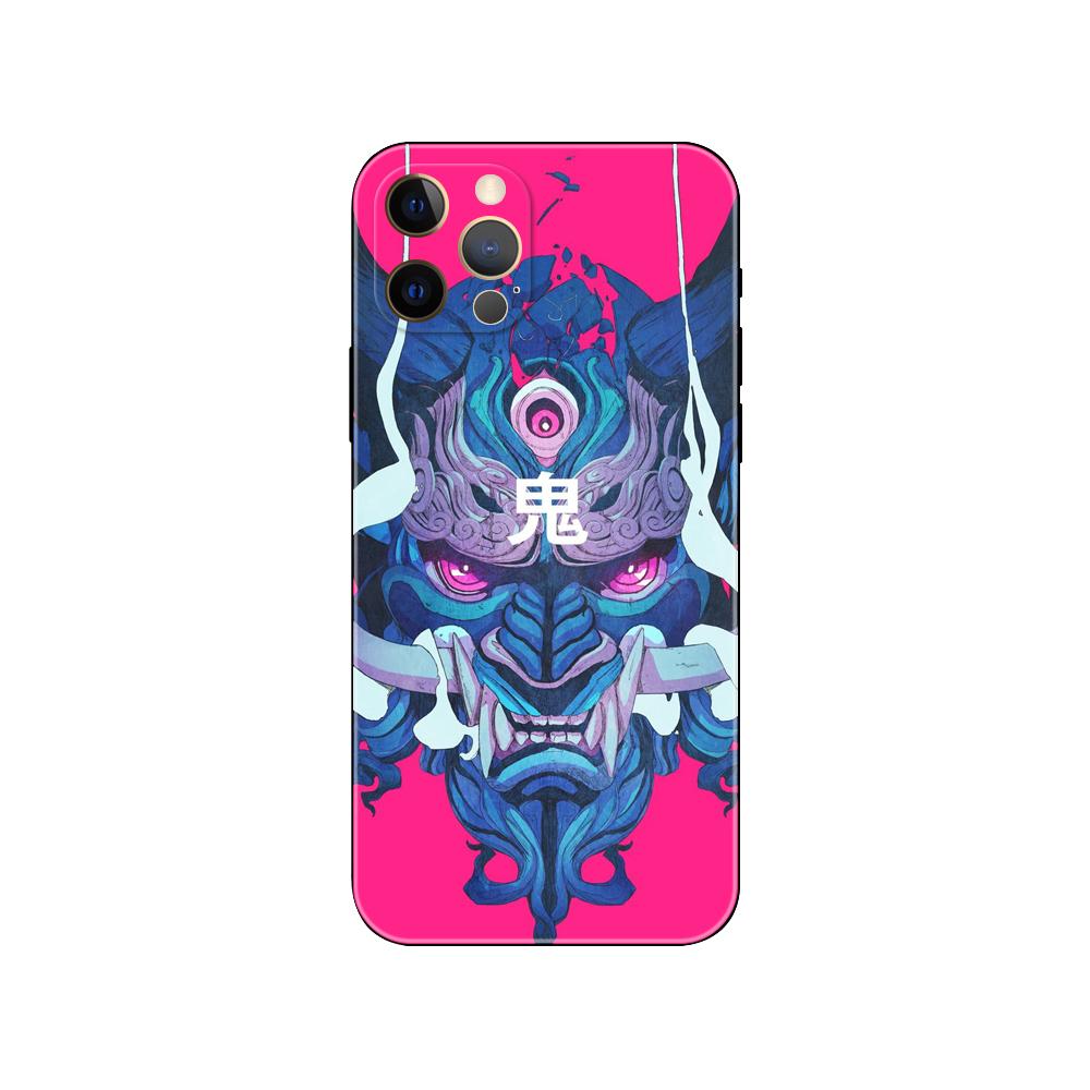 

Японский самурай маска Они DIY чехол для телефона для iPhone 5S 2020se 6s 7 8 plus x 10 XR XS 11 12 13 mini pro MAX черная задняя крышка из ТПУ iphone 5 5S SE 2016