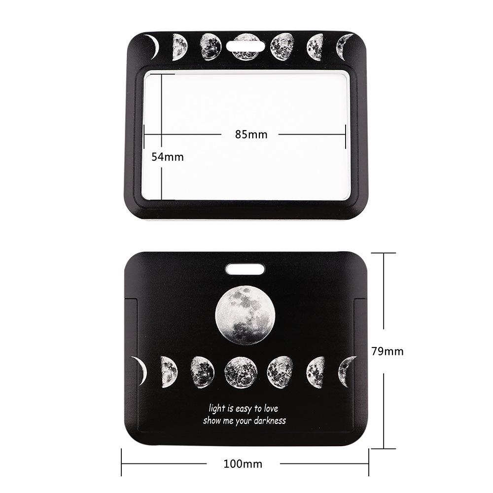 Moon Planet Cell Phone Lanyard: ID, Campus Meal, and Bus Card Holder