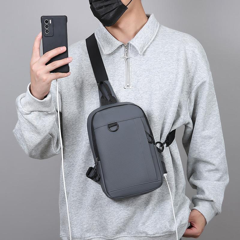 Chest Bags Men's One Shoulder Crossbody Bag Large Capacity Outdoor Sports Leisure Fashion Small Shoulder Bag Backpack