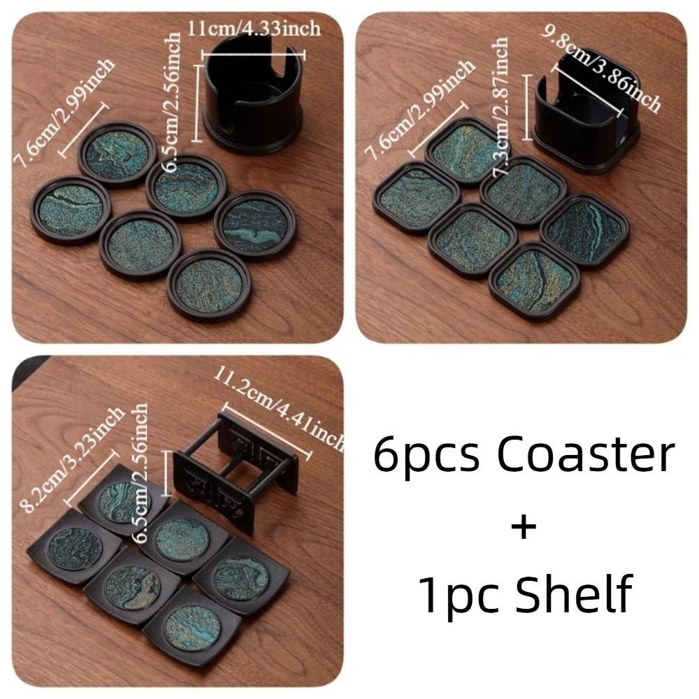 Chinese Style Cloth Coaster Set Anti-scalding Tea Cup Holder Heat Insulation Mat  Tea Ceremony